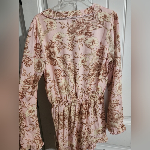 AGUABENDITA ROMPER PINK LONG SLEEVE SIZE SMALL - Picture 4 of 4